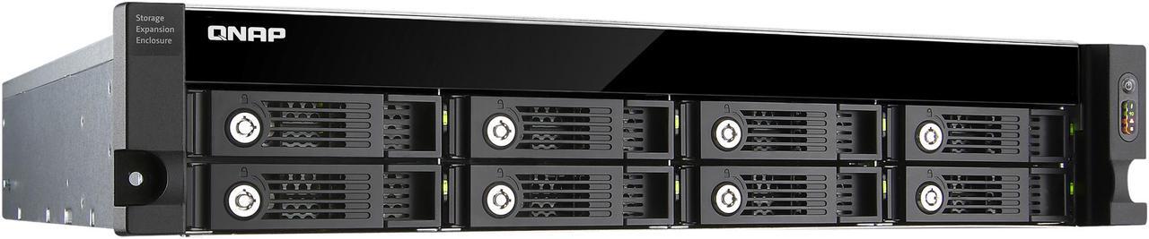 Alt view image 2 of 9 - QNAP UX-800U-RP-US Economical RAID Expansion Enclosure for Turbo NAS