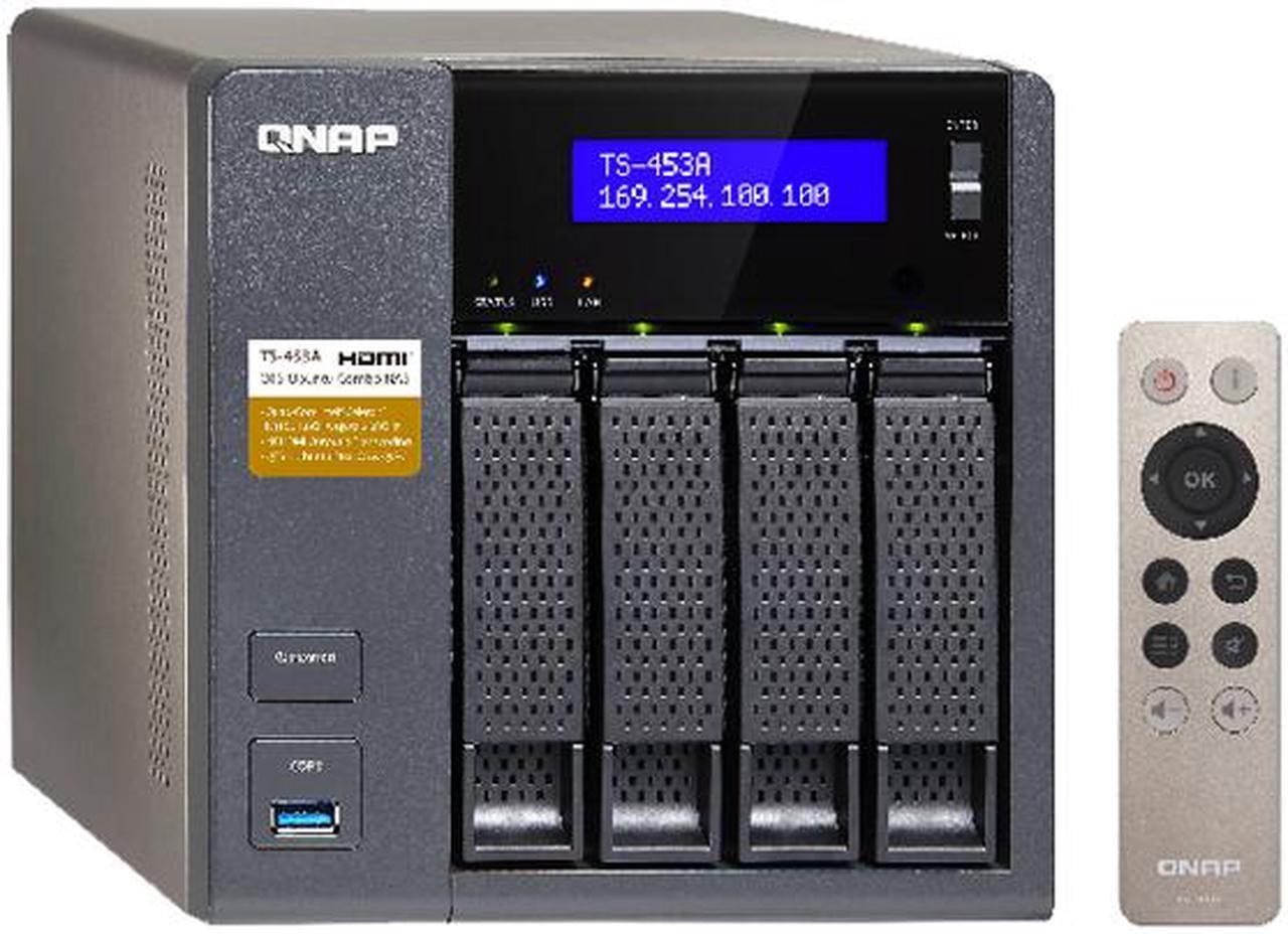 Alt view image 5 of 8 - QNAP TS-453A-8G-US (8GB RAM version) 4-Bay Professional-grade NAS. Intel Braswell Quad-core 1.6 GHz CPU with Media Transcoding Support 4K Playback