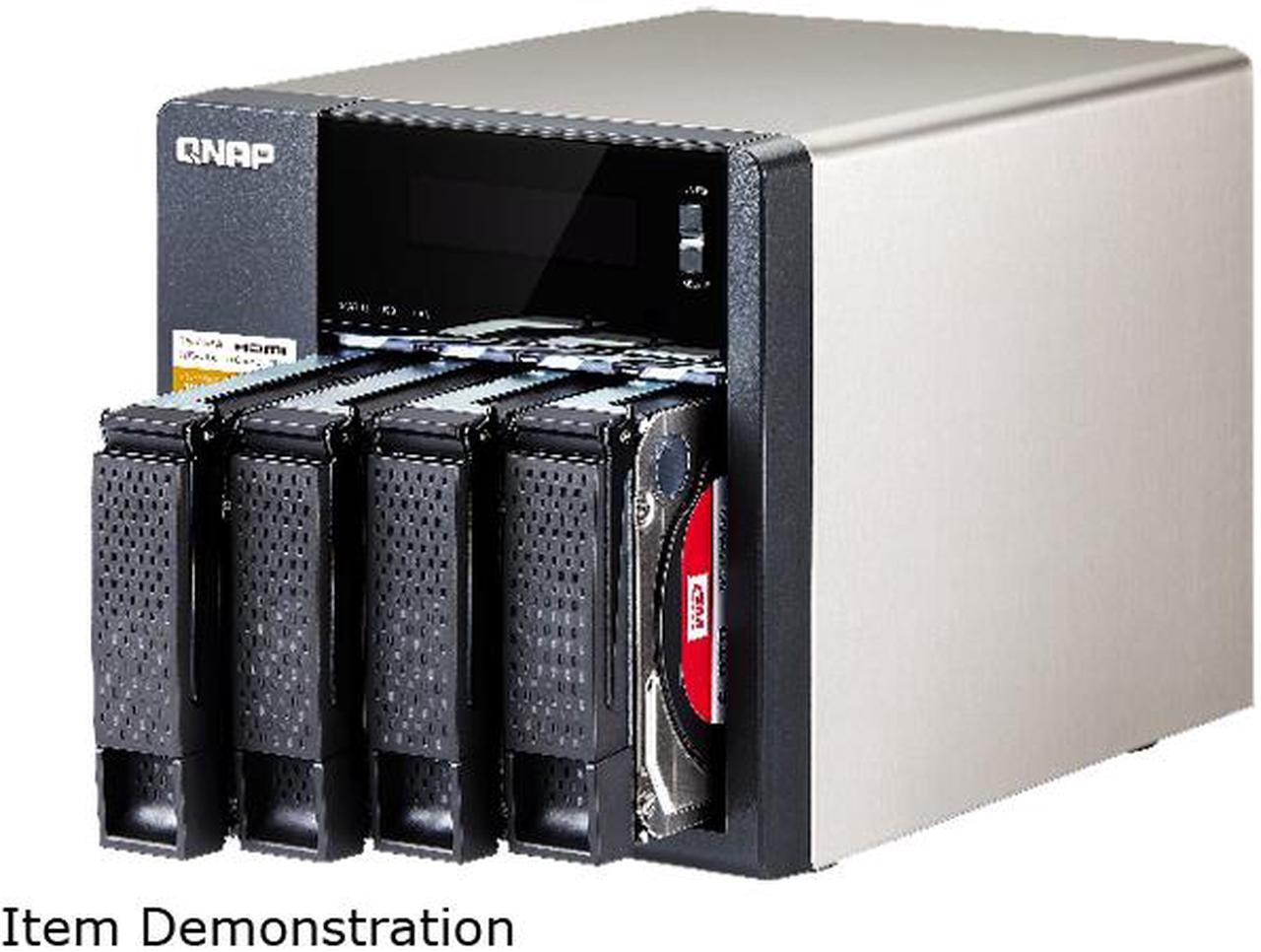 Alt view image 6 of 8 - QNAP TS-453A-8G-US (8GB RAM version) 4-Bay Professional-grade NAS. Intel Braswell Quad-core 1.6 GHz CPU with Media Transcoding Support 4K Playback