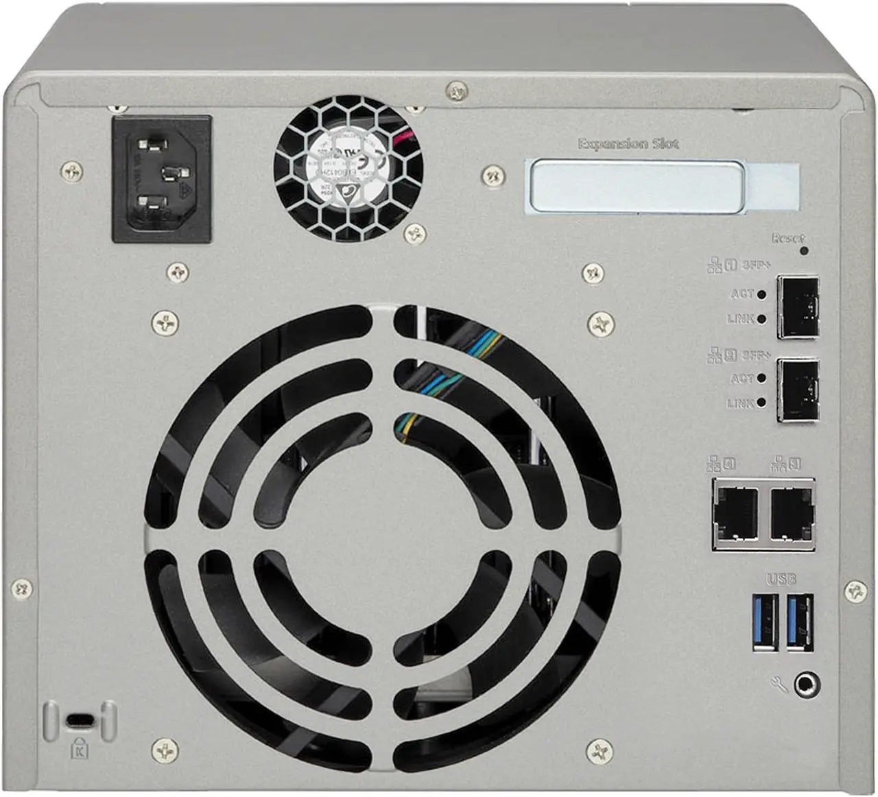 Alt view image 4 of 5 - QNAP TS-531X (8GB RAM version) ARM-based NAS with Hardware Encryption, Quad Core 1.4 GHz, 8GB RAM, 2 x 10GbE (SFP+), 2 x 1GbE