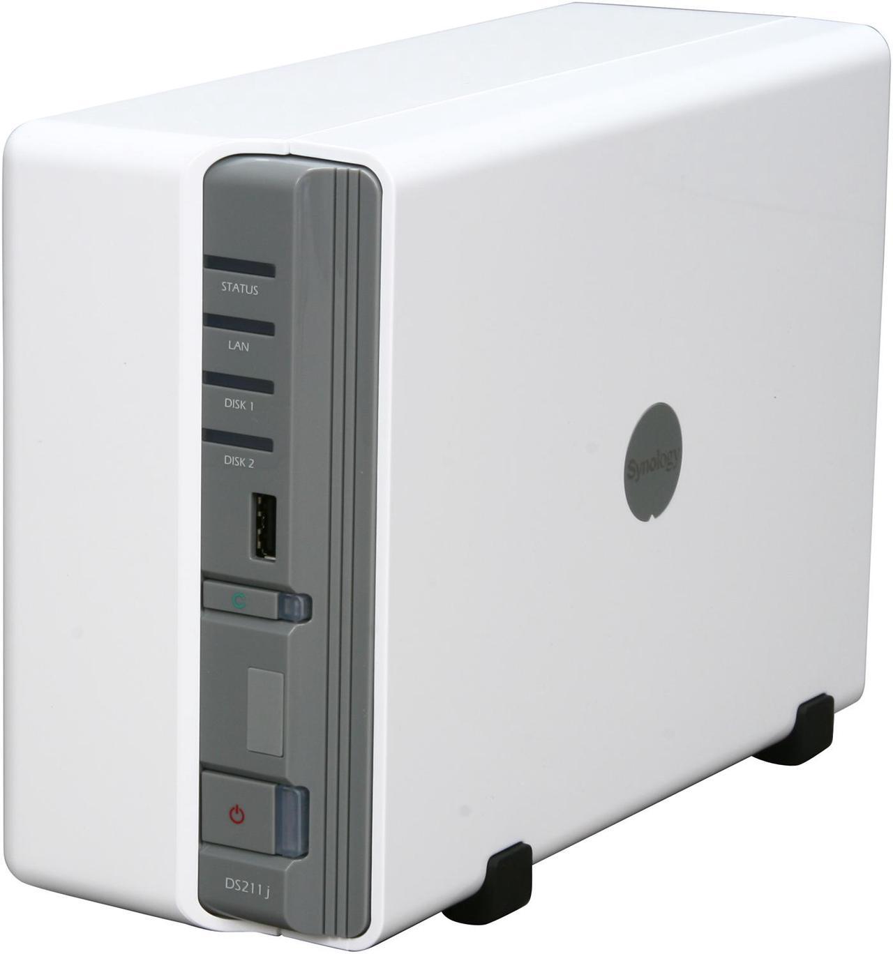 Main image of Synology DS211J Diskless System DiskStation 2-bay NAS Server for Small Office and Home Use