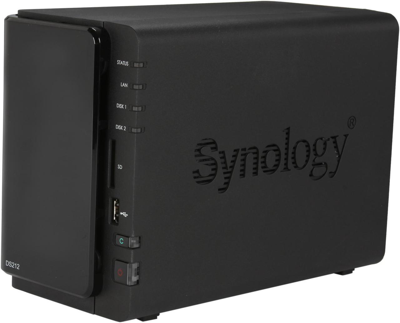 Main image of Synology DS212 Diskless System DiskStation - Feature-rich 2-bay NAS Server for Workgroups and Offices