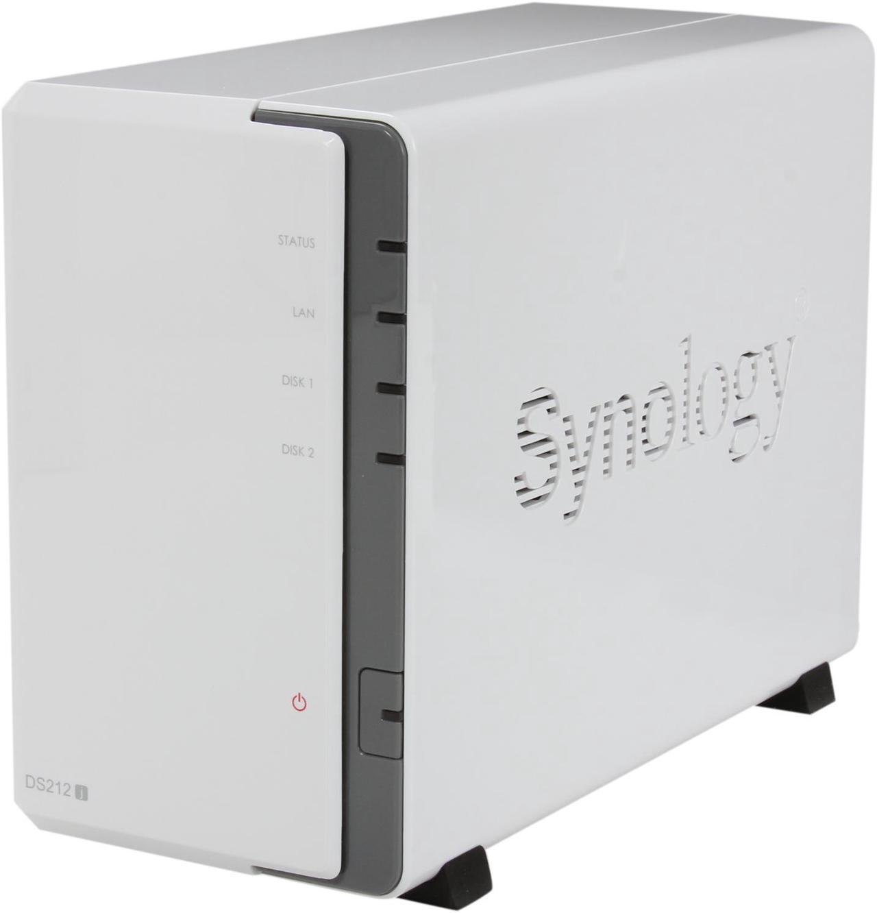 Main image of Synology DS212J Diskless System DiskStation Budget-friendly 2-bay NAS Server for Small Office and Home Use