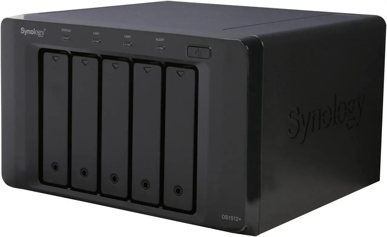 Main image of Synology DS1512+ Diskless System High Performance NAS Server Scales up to 15 Drives for SMB Users