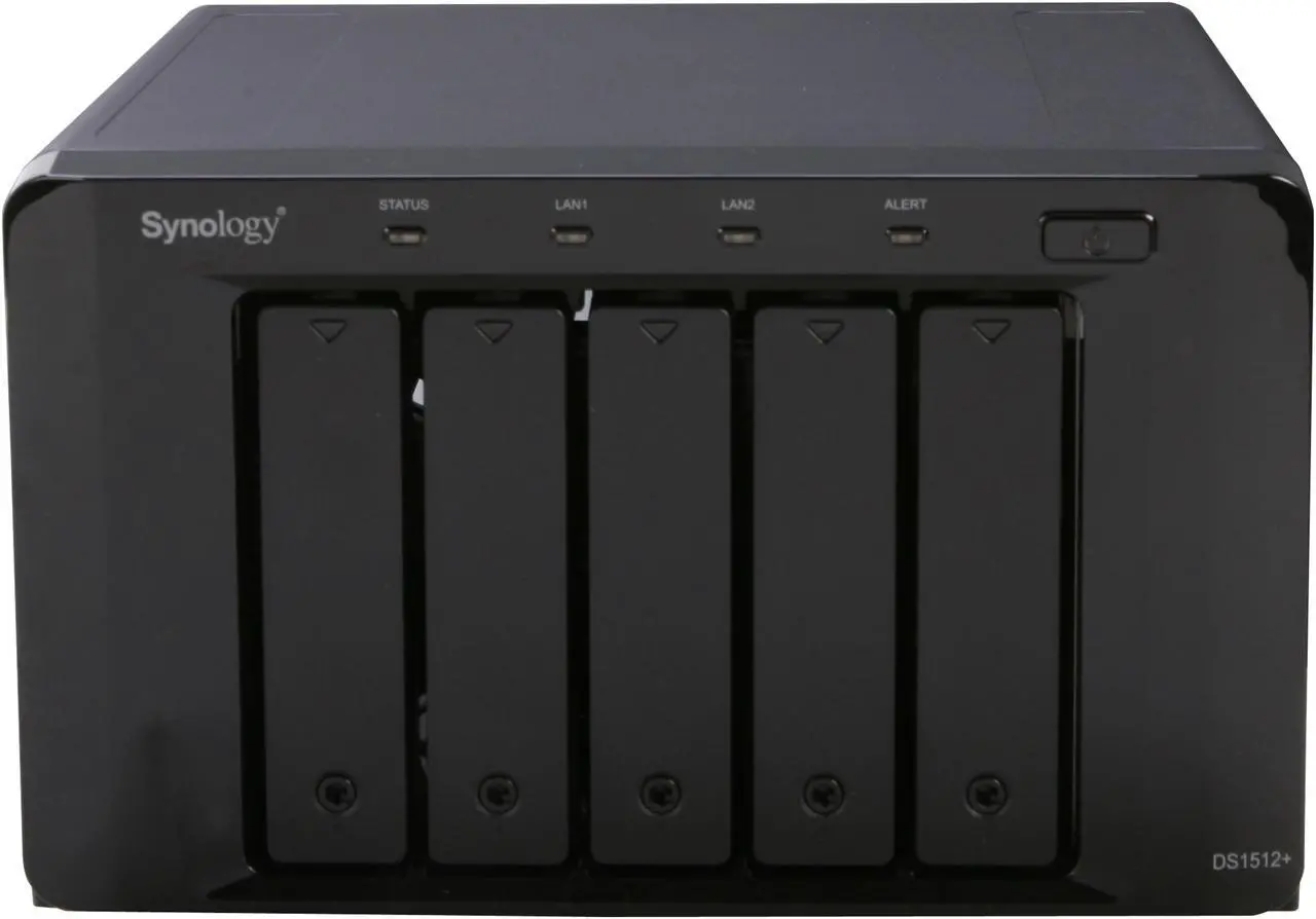Alt view image 2 of 7 - Synology DS1512+ Diskless System High Performance NAS Server Scales up to 15 Drives for SMB Users