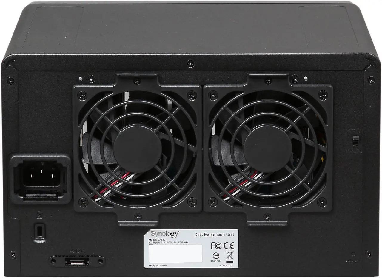 Alt view image 4 of 6 - Synology 5bay Expansion Unit DX513 (Diskless)