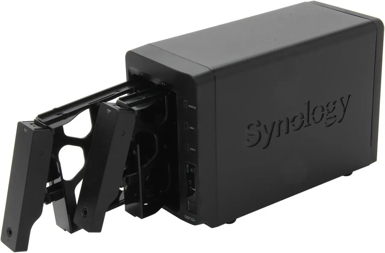 Alt view image 6 of 6 - Synology DS713+ Diskless System Robust & Scalable NAS Server DiskStation