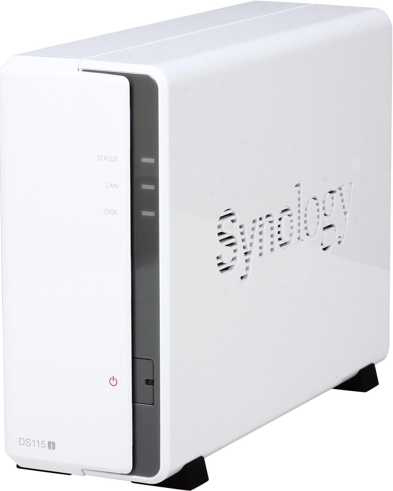 Synology DS115j 1-Bay (Diskless) Network Attached Storage (No HDD Included)