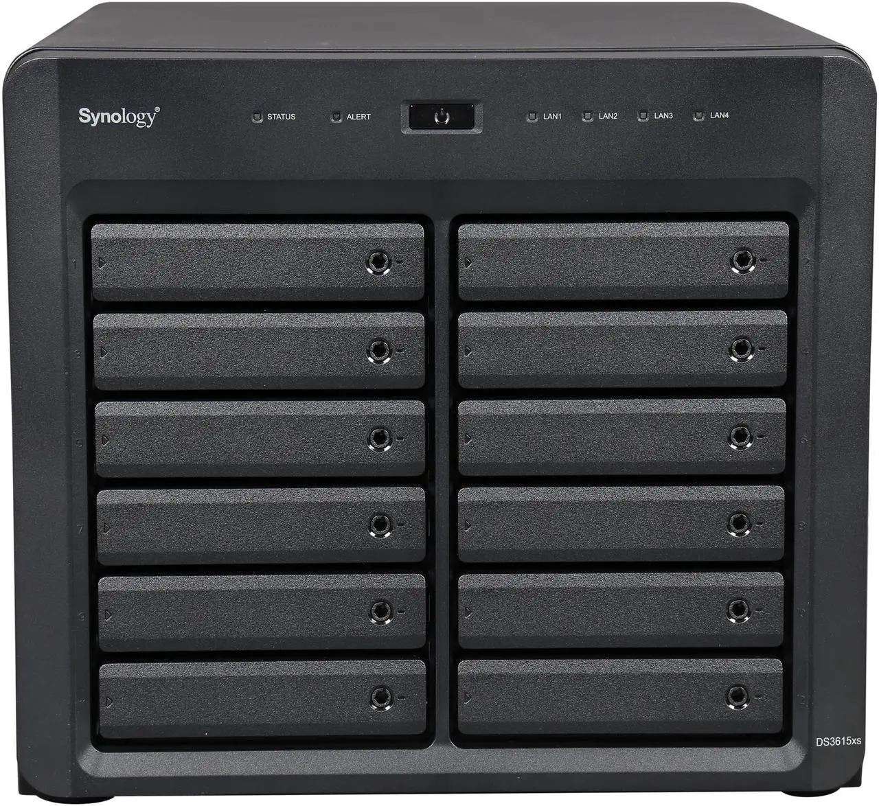 Alt view image 3 of 7 - Synology DS3615xs 12-Bay High Performance NAS, PCIe Slot, Expandable ECC RAM
