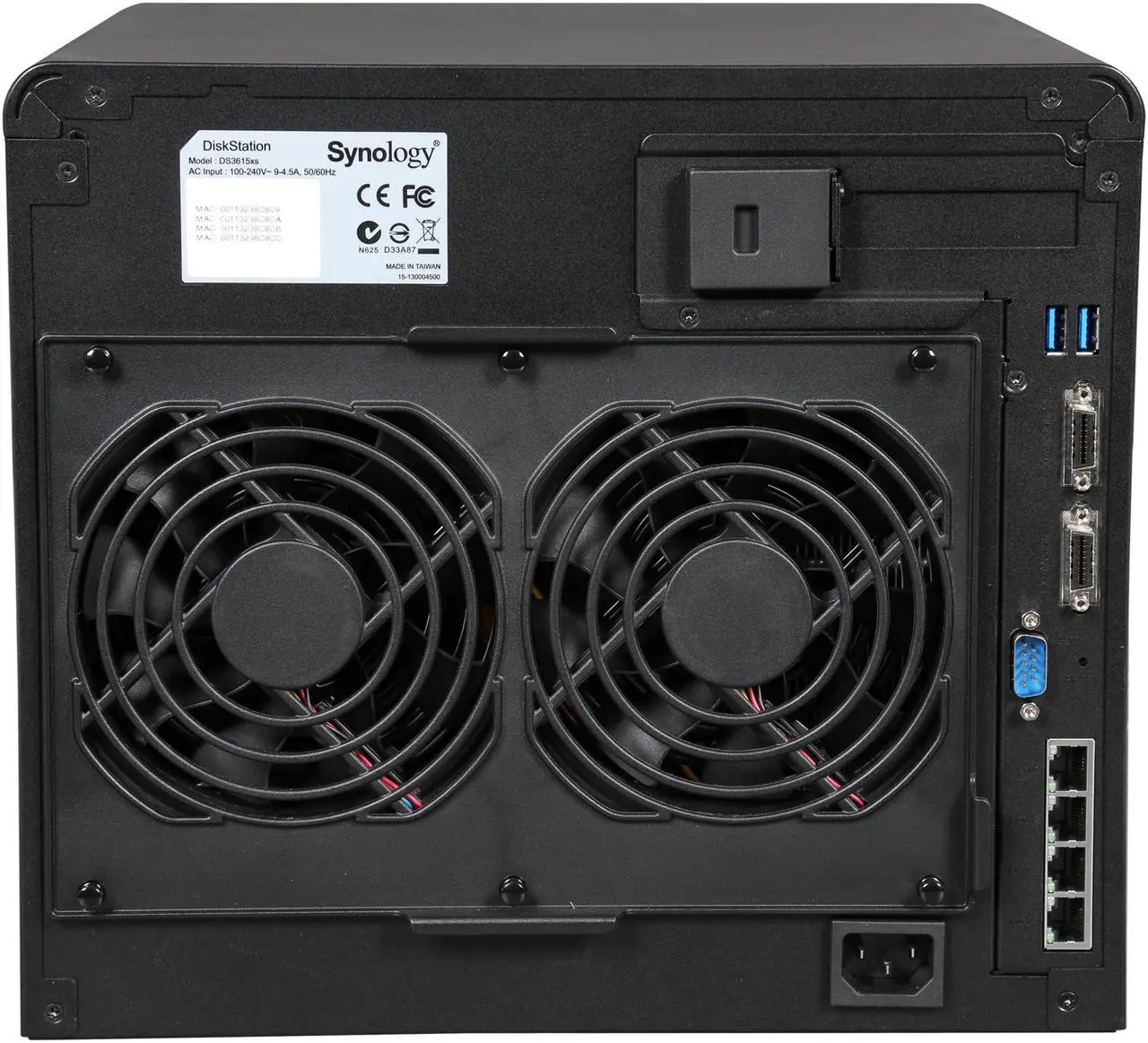 Alt view image 5 of 7 - Synology DS3615xs 12-Bay High Performance NAS, PCIe Slot, Expandable ECC RAM