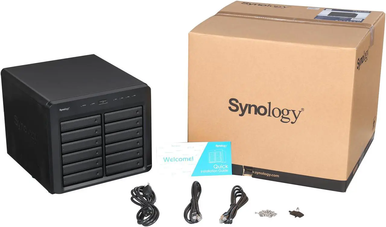 Alt view image 8 of 7 - Synology DS3615xs 12-Bay High Performance NAS, PCIe Slot, Expandable ECC RAM