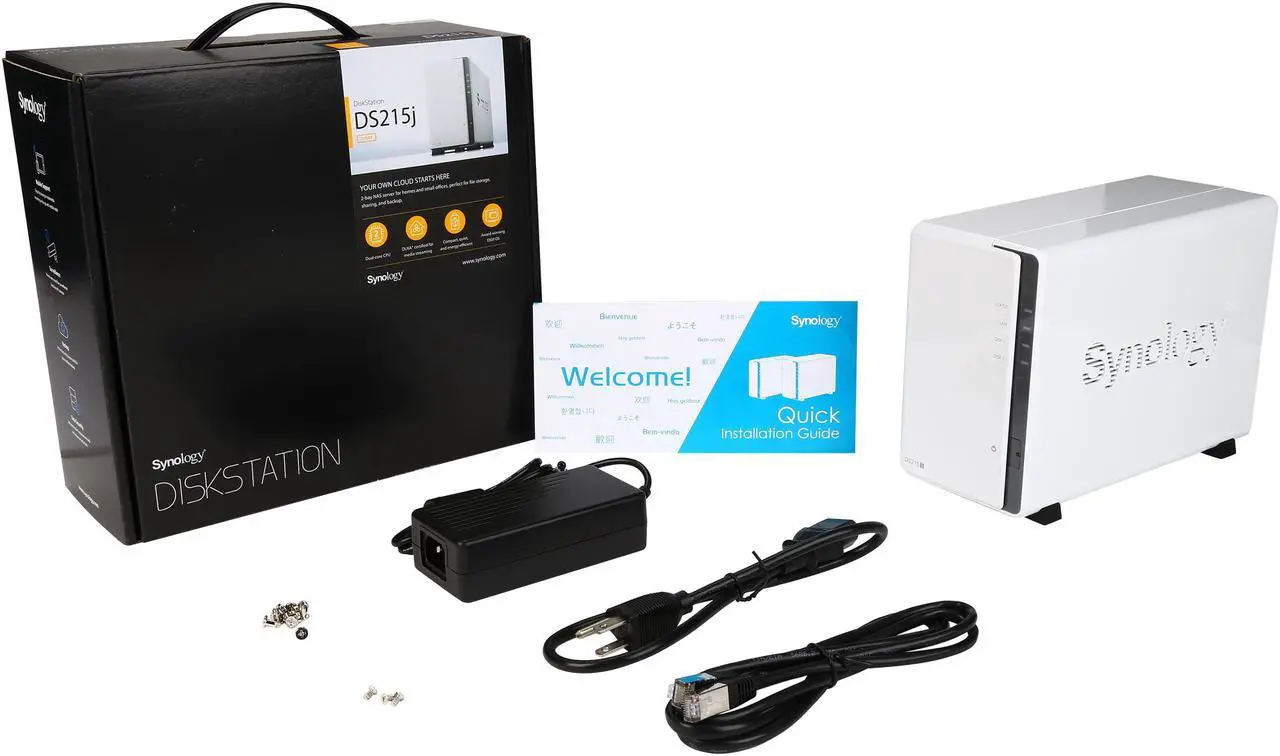 Alt view image 8 of 7 - Synology DS215j Diskless System Network Storage