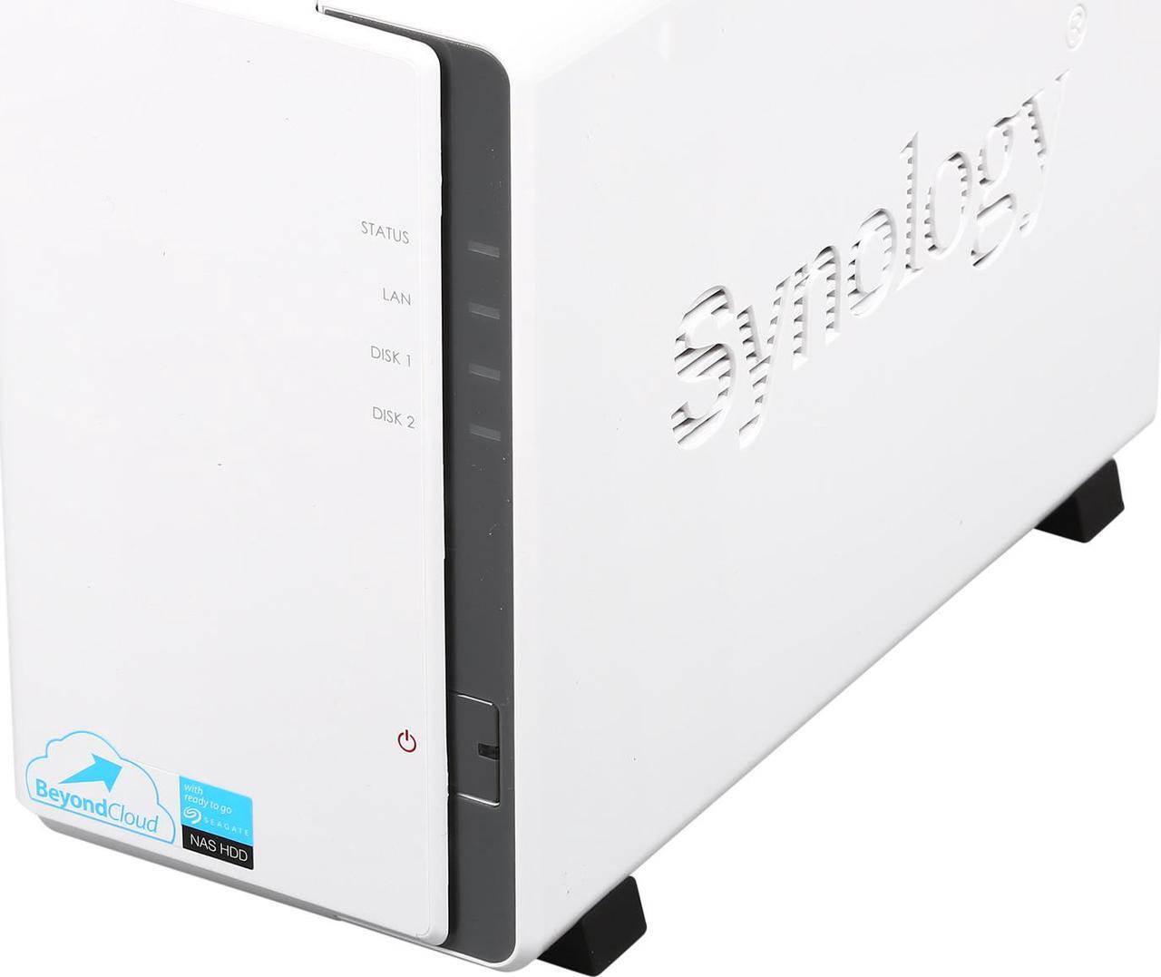Main image of Synology BeyondCloud Mirror 2-Bay (2x 2TB NAS Drives) Network Attached Storage (NAS) BC214se 2200