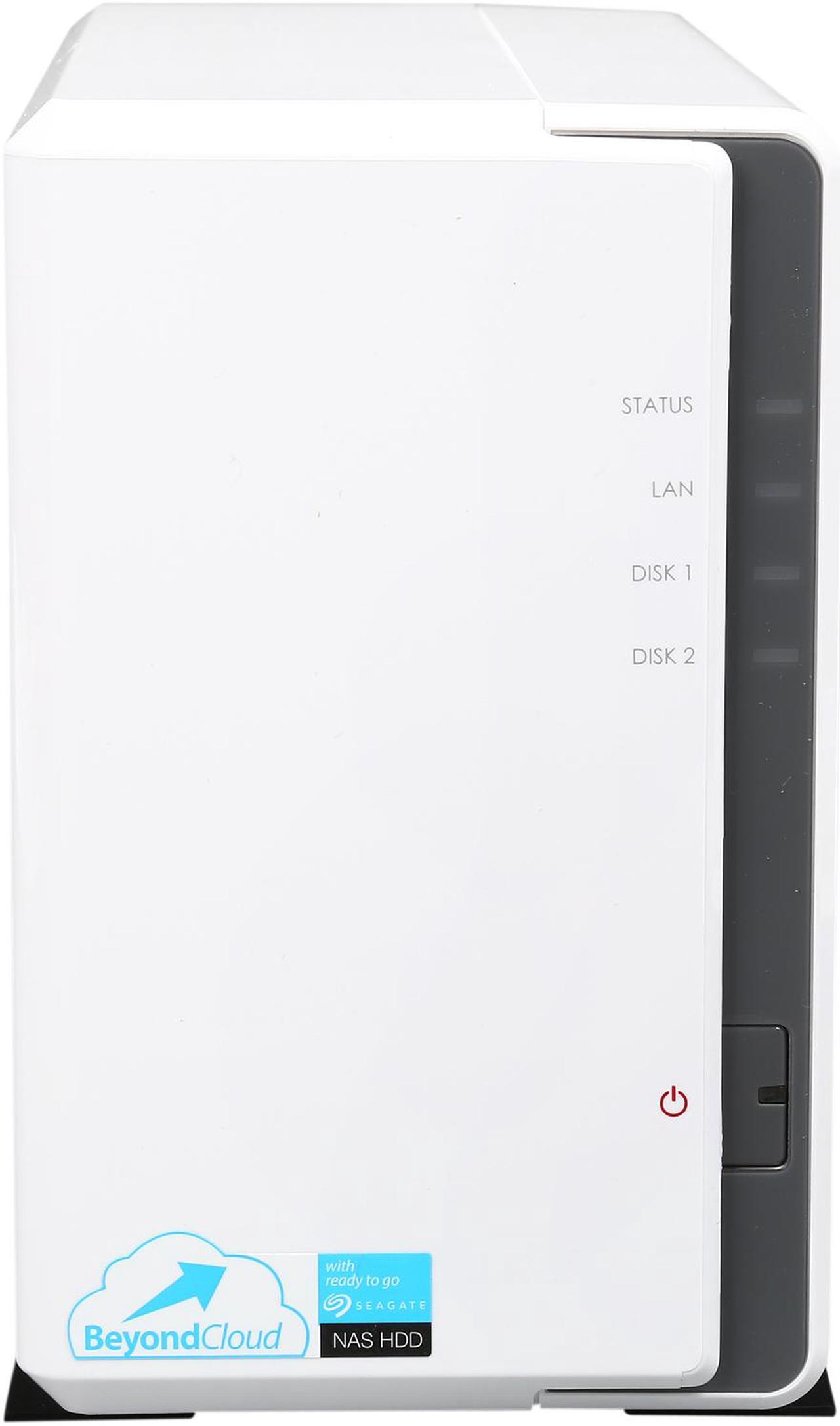 Alt view image 3 of 6 - Synology BeyondCloud Mirror 2-Bay (2x 2TB NAS Drives) Network Attached Storage (NAS) BC214se 2200