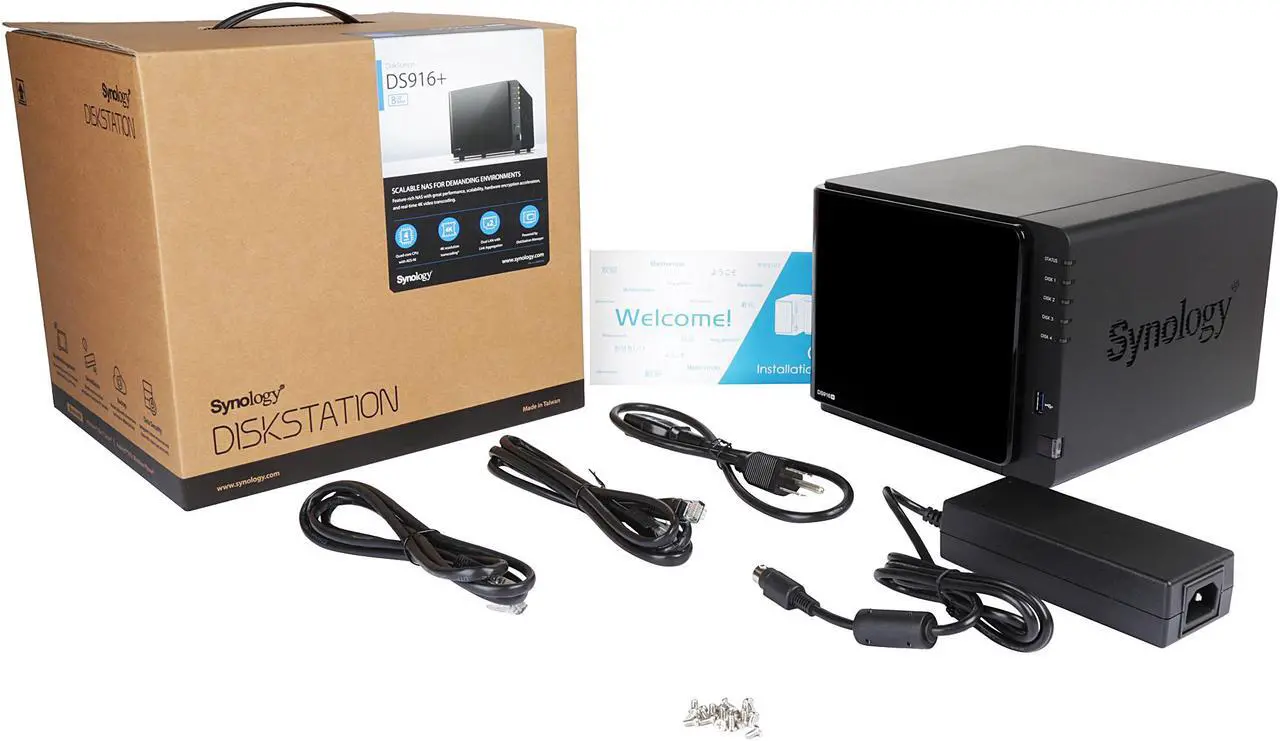 Alt view image 8 of 7 - Synology DS916+ (8GB) Diskless System Network Storage