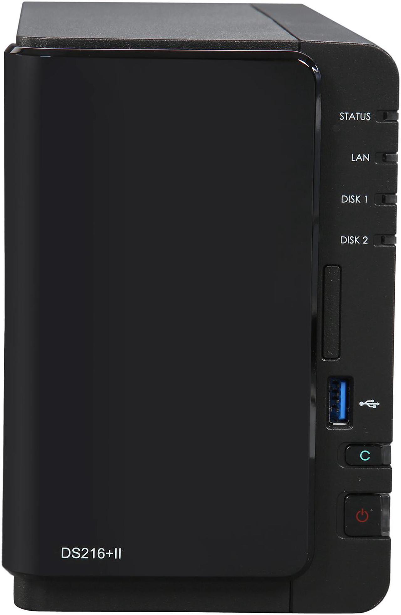 Alt view image 3 of 7 - Synology DS216+II Diskless System Network - Storage