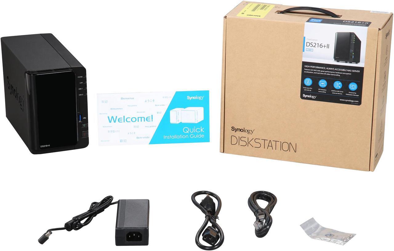 Alt view image 8 of 7 - Synology DS216+II Diskless System Network - Storage
