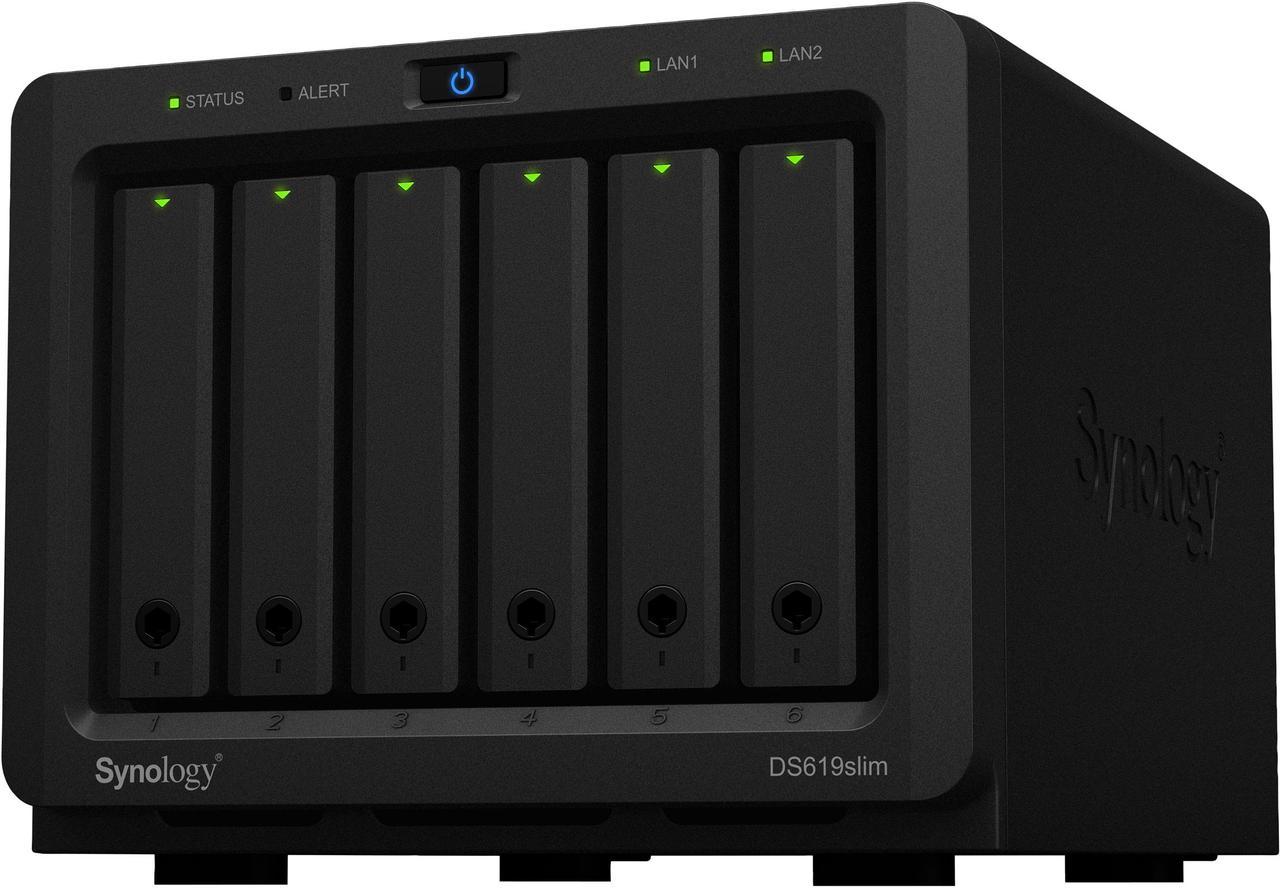 Synology 6 Bay Desktop NAS DiskStation DS620slim (Diskless)