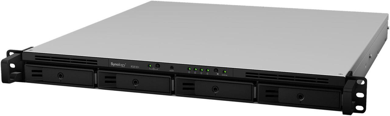 Alt view image 2 of 7 - Synology RS818+ 4bay NAS RackStation (Diskless)