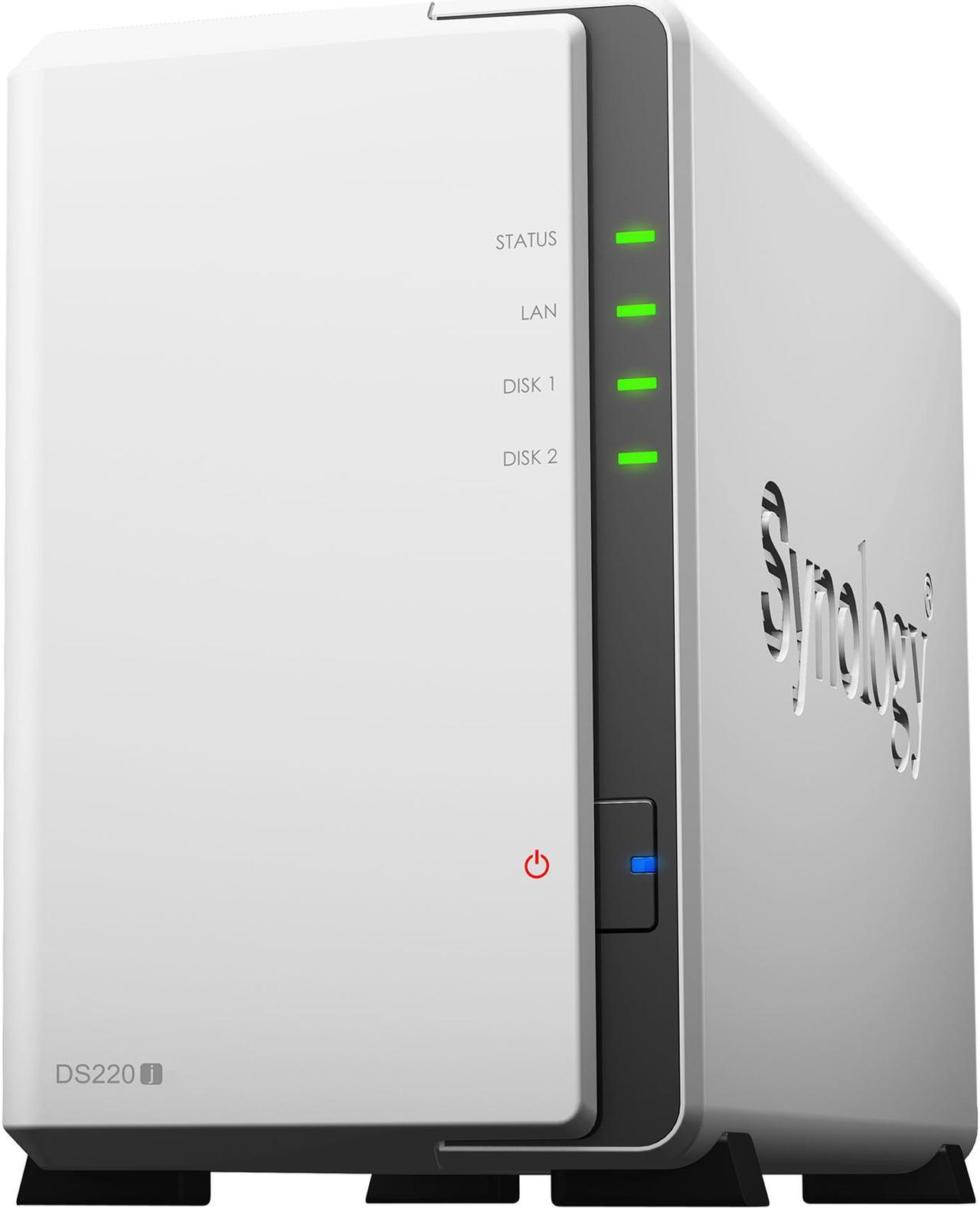 Main image of Synology 2 Bay Desktop NAS DiskStation DS220j (Diskless)