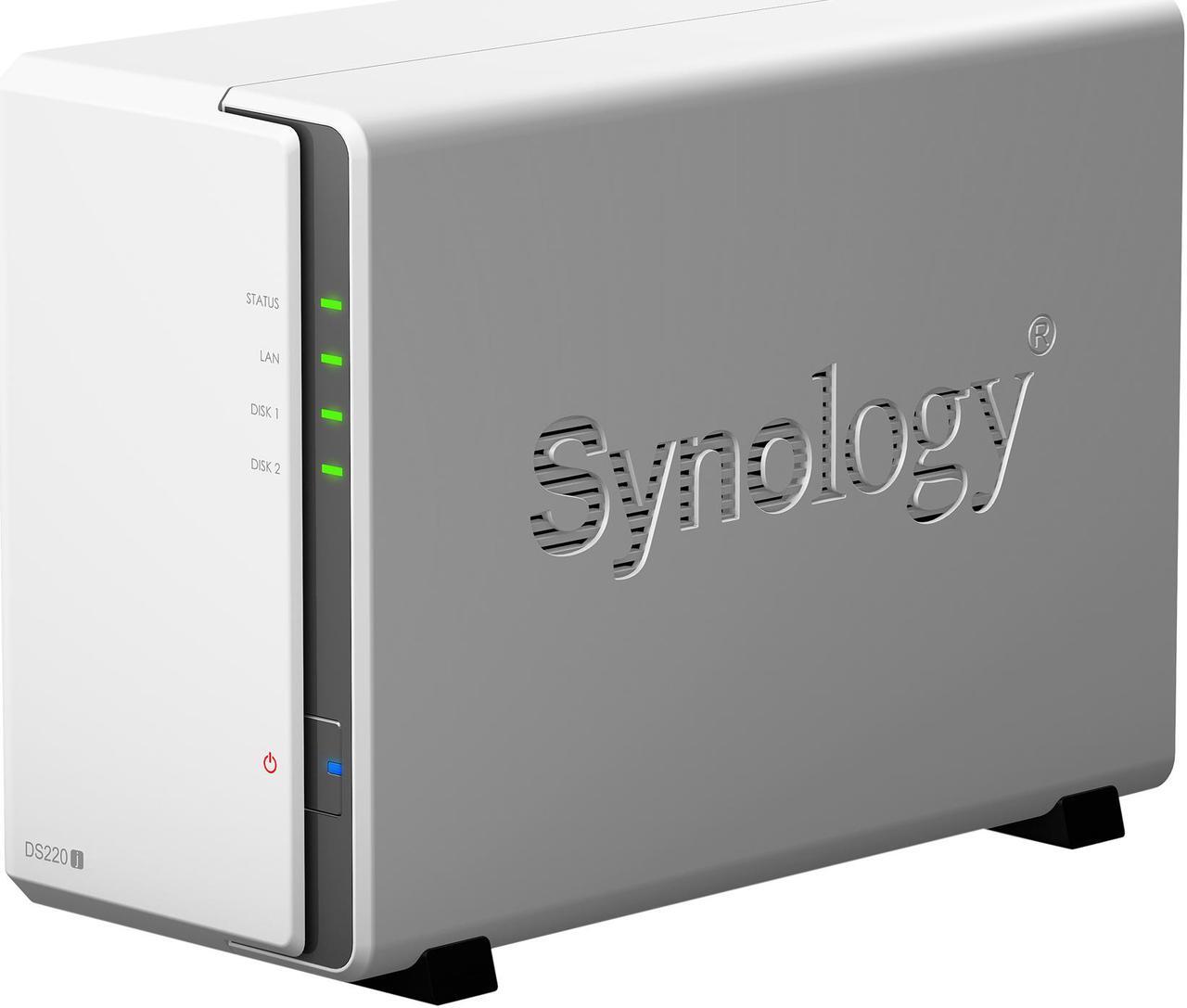 Alt view image 5 of 10 - Synology 2 Bay Desktop NAS DiskStation DS220j (Diskless)