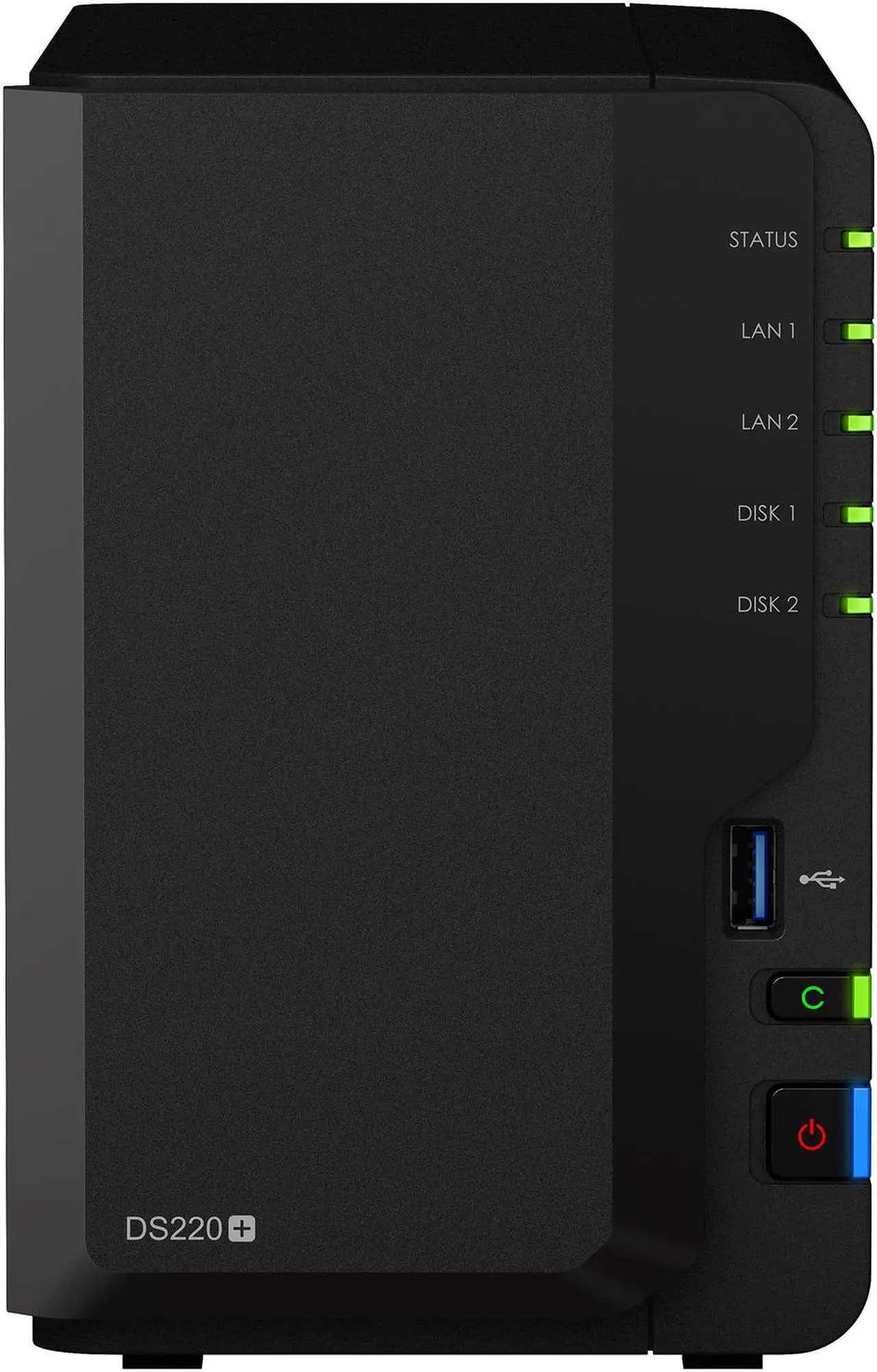 Alt view image 2 of 10 - Synology 2 bay NAS DiskStation DS220+ (Diskless)