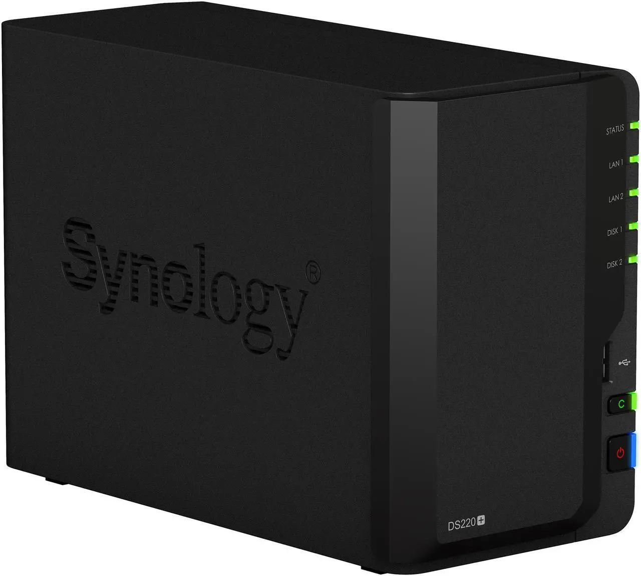 Alt view image 5 of 10 - Synology 2 bay NAS DiskStation DS220+ (Diskless)
