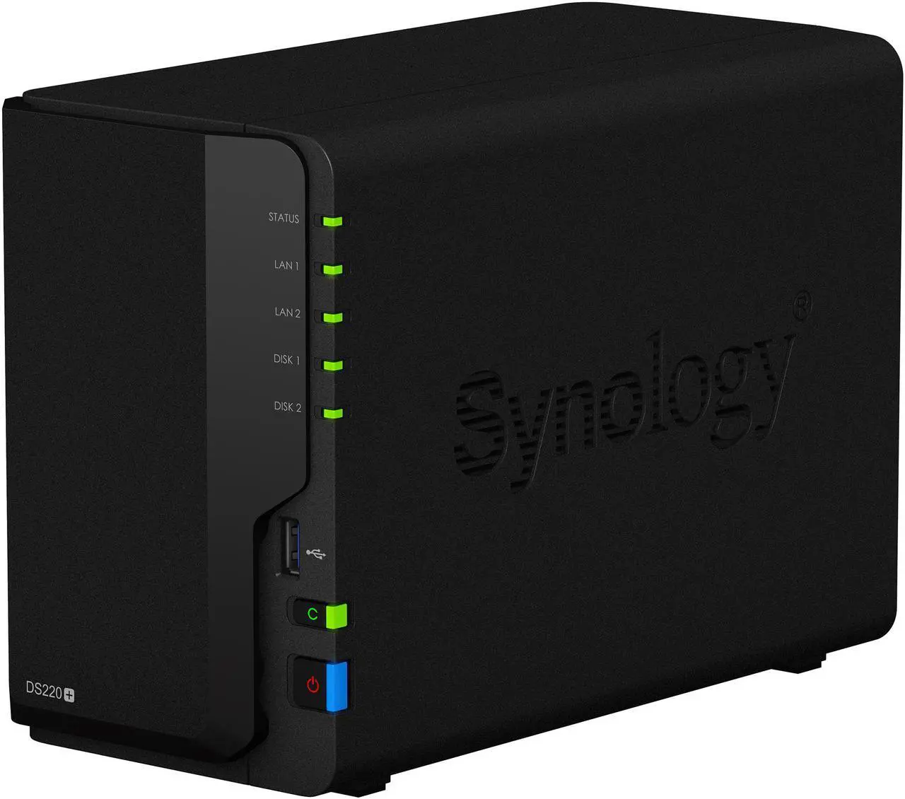 Alt view image 4 of 10 - Synology 2 bay NAS DiskStation DS220+ (Diskless)