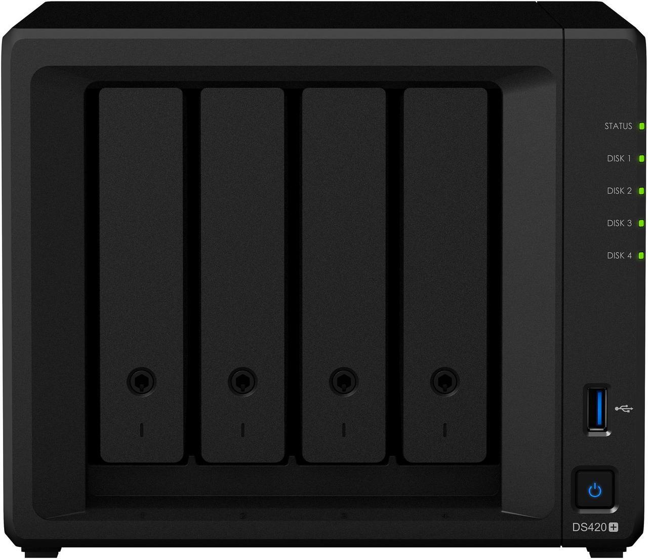 Alt view image 2 of 10 - Synology 4 Bay NAS DiskStation DS420+ (Diskless)