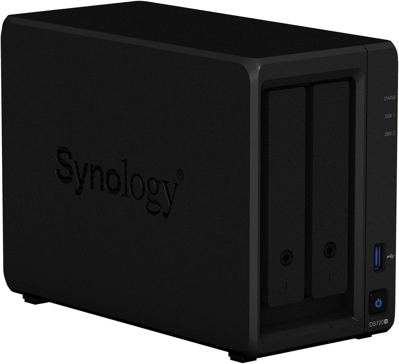 Alt view image 5 of 10 - Synology 2 bay NAS DiskStation DS720+ (Diskless)