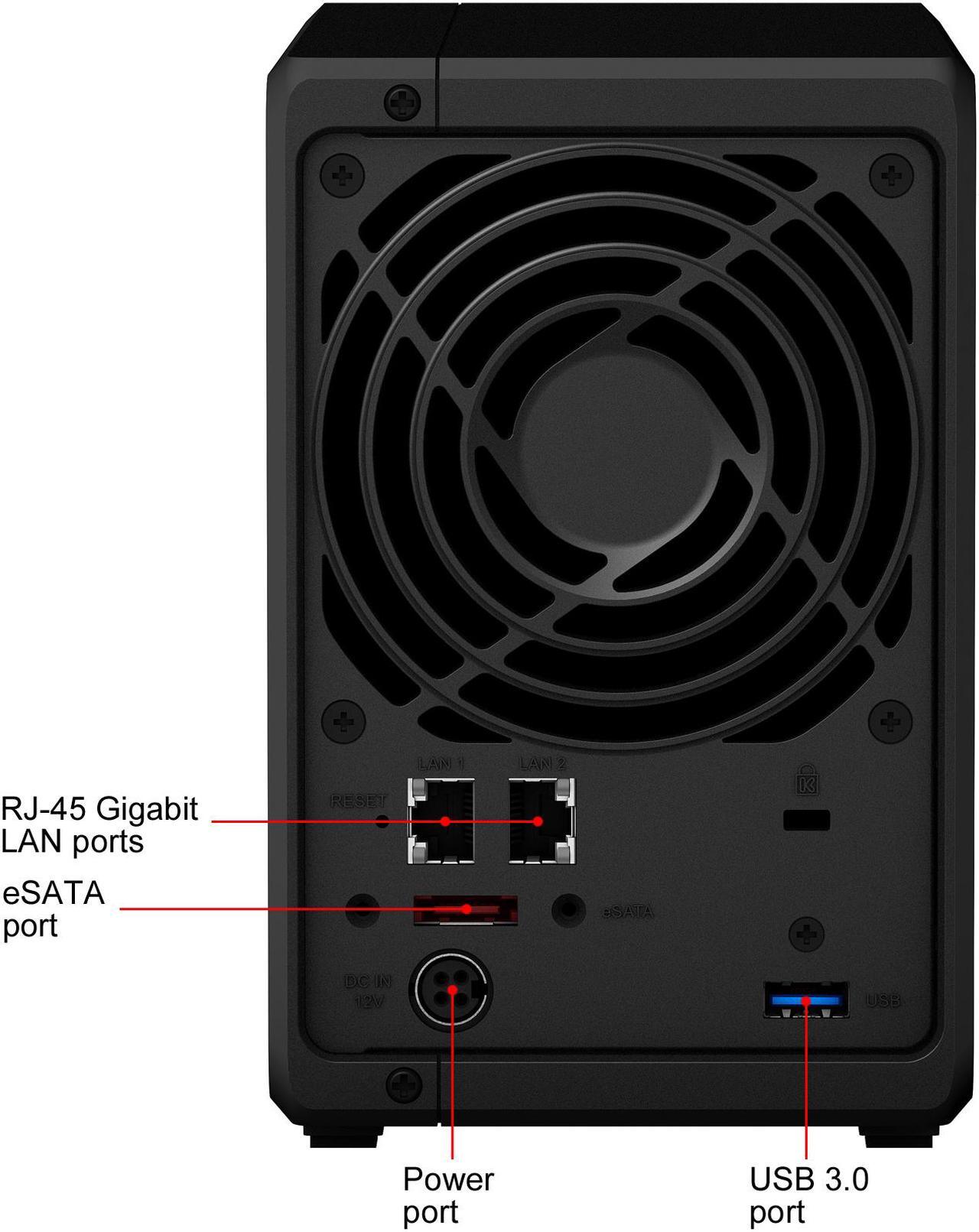 Alt view image 10 of 10 - Synology 2 bay NAS DiskStation DS720+ (Diskless)