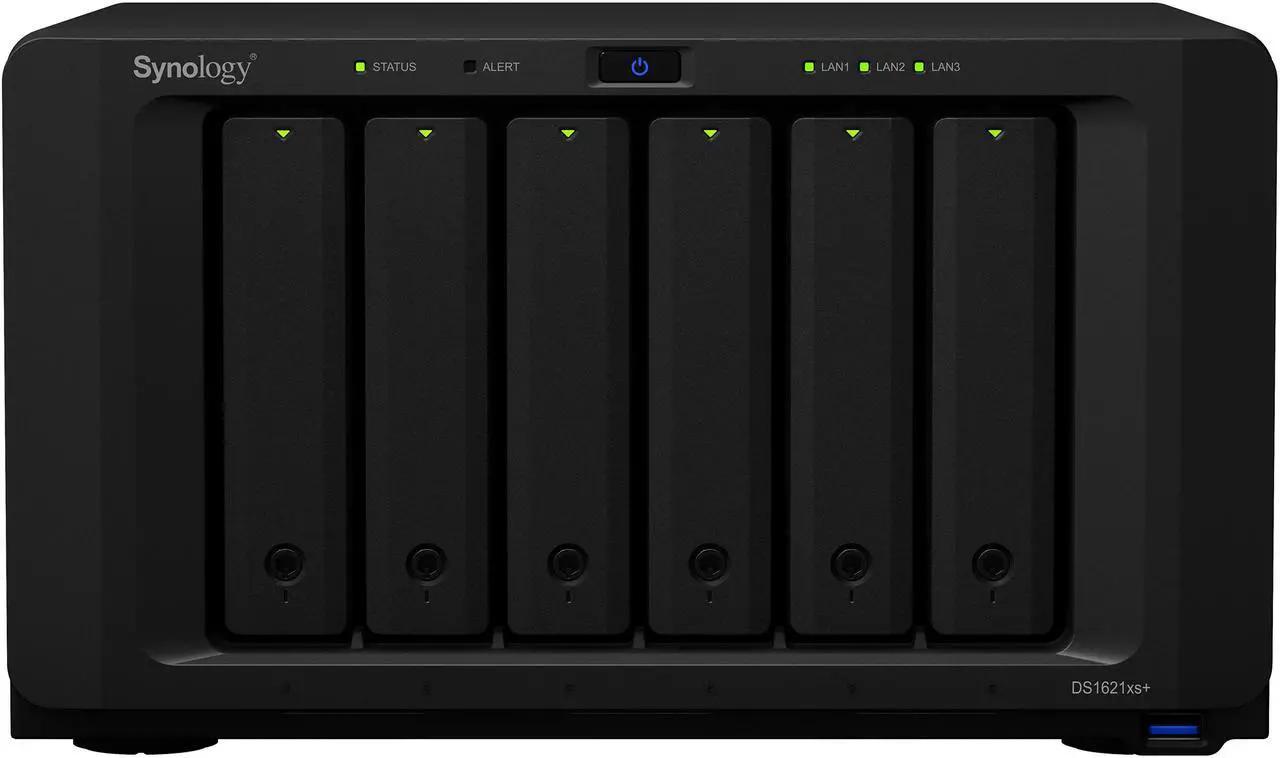 Alt view image 2 of 10 - Synology 6 bay NAS DiskStation DS1621xs+ (Diskless)