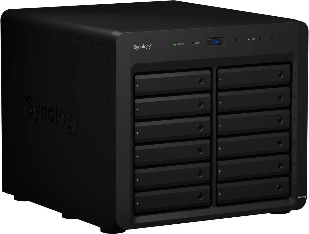 Main image of Synology 12 Bay Desktop NAS Expansion Unit DX1222 (Diskless)