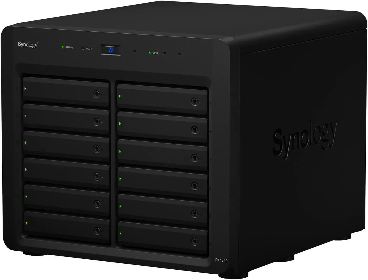 Alt view image 3 of 9 - Synology 12 Bay Desktop NAS Expansion Unit DX1222 (Diskless)