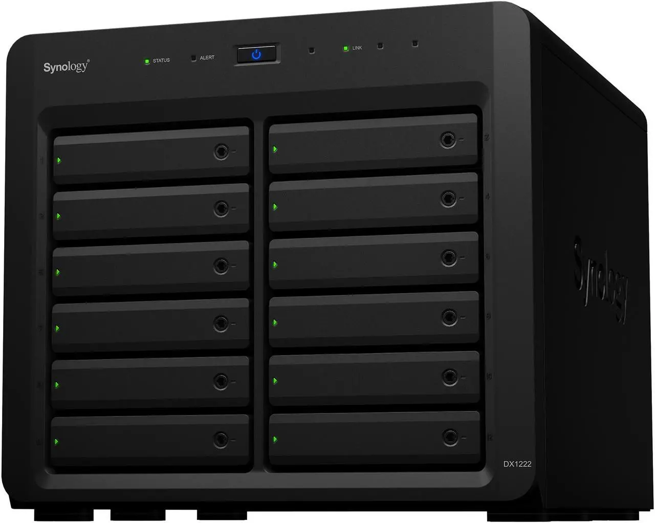 Alt view image 5 of 9 - Synology 12 Bay Desktop NAS Expansion Unit DX1222 (Diskless)