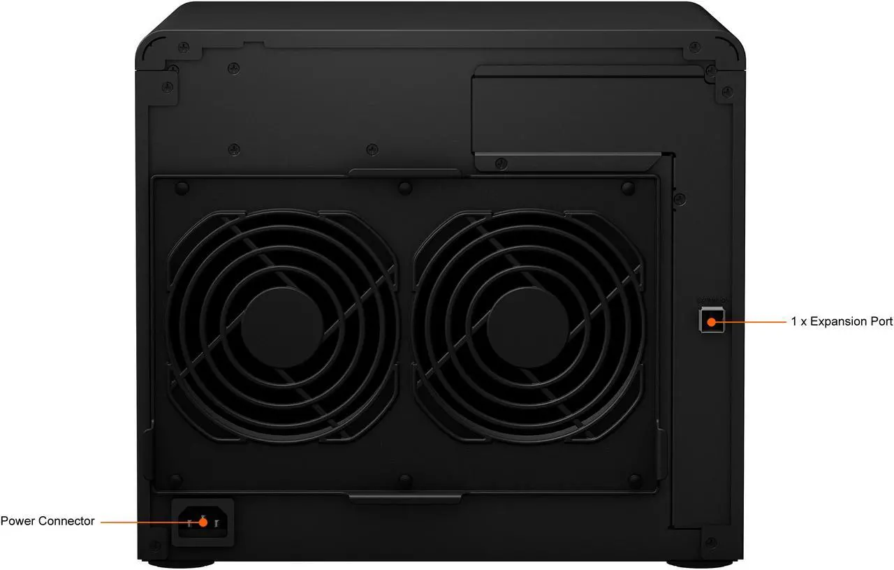 Alt view image 9 of 9 - Synology 12 Bay Desktop NAS Expansion Unit DX1222 (Diskless)