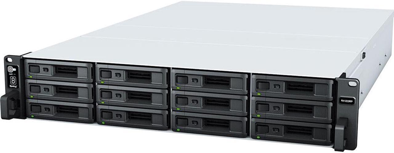 Alt view image 2 of 4 - Synology 12-Bay Rackmount Storage Expansion Unit RX1223RP (Diskless)