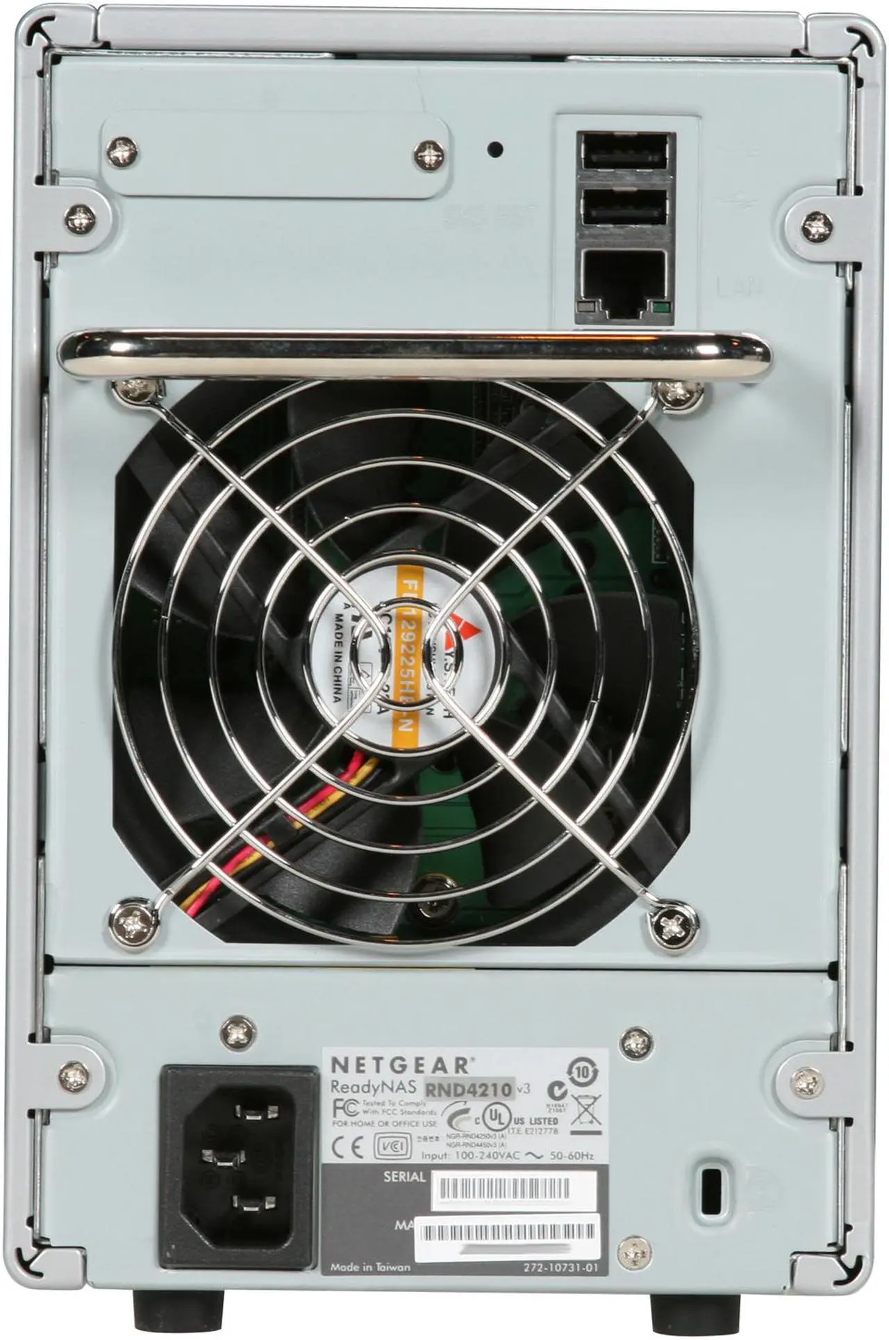 Alt view image 4 of 5 - Netgear ReadyNas NV+  2TB 4-bay (2 x 1000GB) 4-bay Network Storage (NAS) w/ Gigabit & speeds up to 25MBps