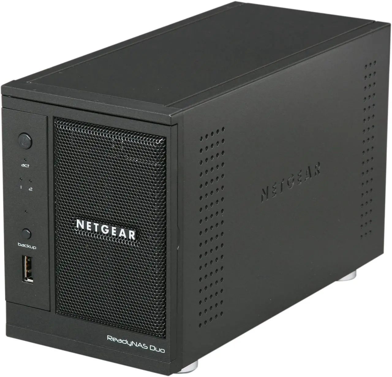Main image of Netgear ReadyNAS Duo  1TB (1 x 1000GB) Network Storage (NAS) w/ Gigabit & speeds up to 25MBps