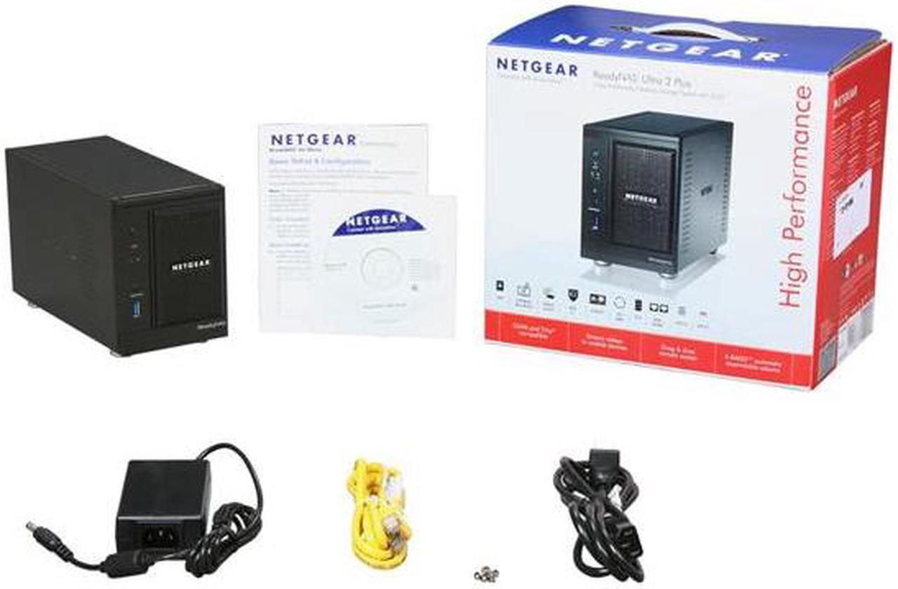 Alt view image 6 of 6 - NETGEAR RNDP200U-100NAS Diskless ReadyNAS Ultra 2 Plus Home Media Server with iSCSI