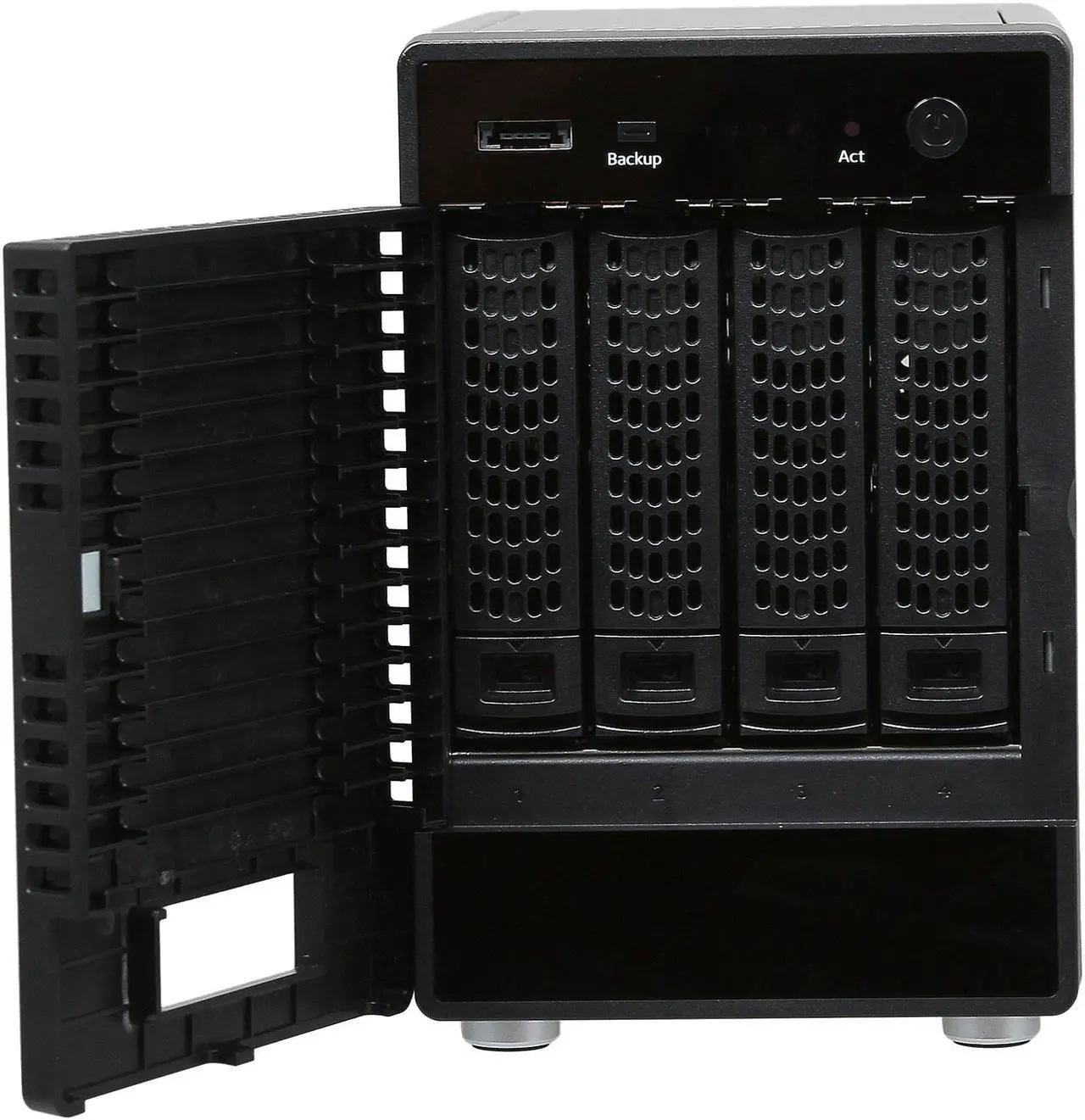 Alt view image 2 of 6 - NETGEAR ReadyNAS 314 4-Bay Network Attached Storage Diskless (RN31400)