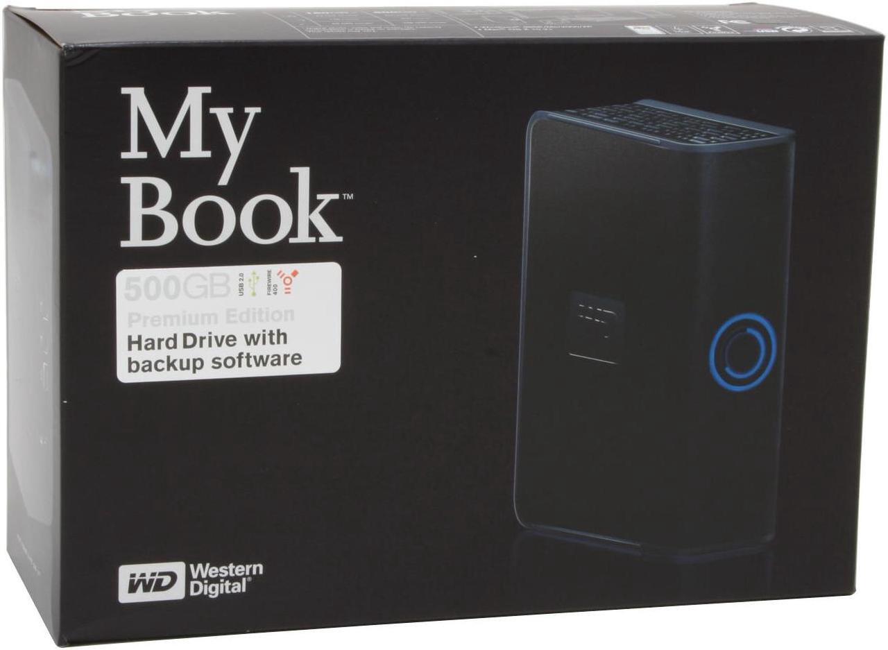 Alt view image 4 of 4 - WD My Book Premium 500GB USB 2.0 / Firewire400 3.5" External Hard Drive WDG1C5000N