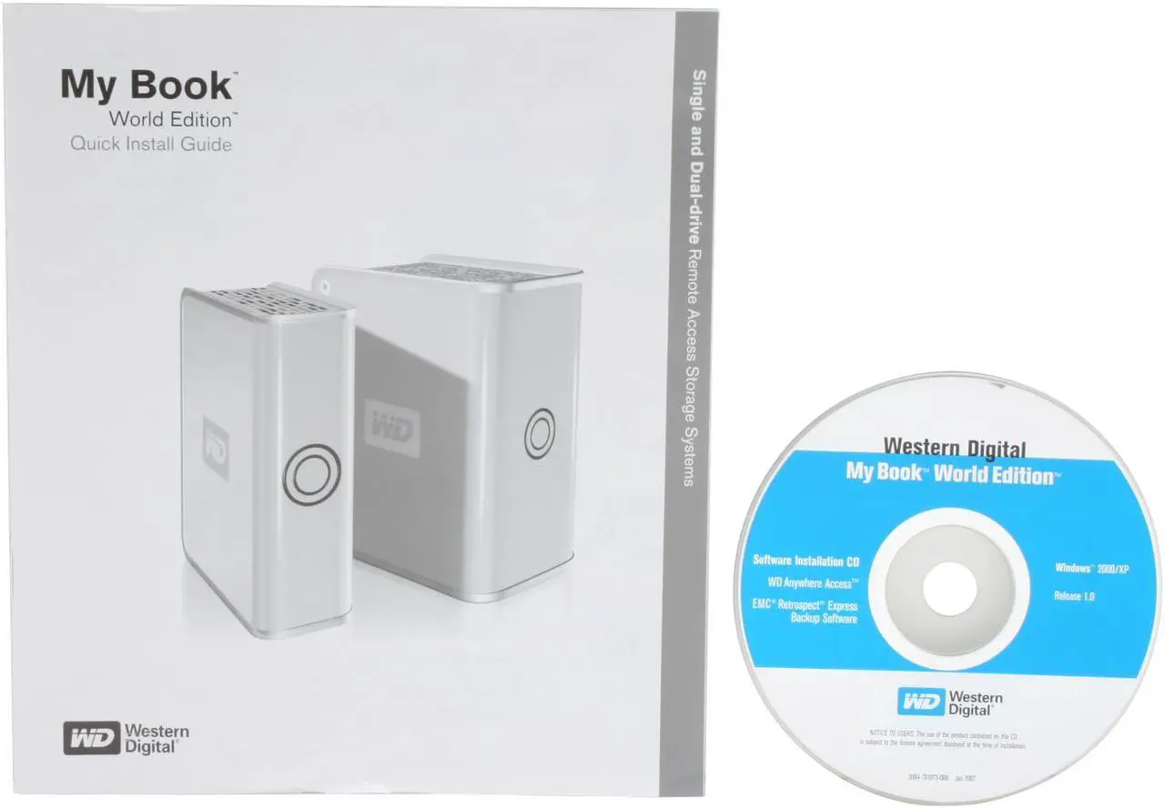 Alt view image 6 of 7 - Western Digital My Book World Edition WDG1NC5000N 500GB Home Network Storage with Remote Access