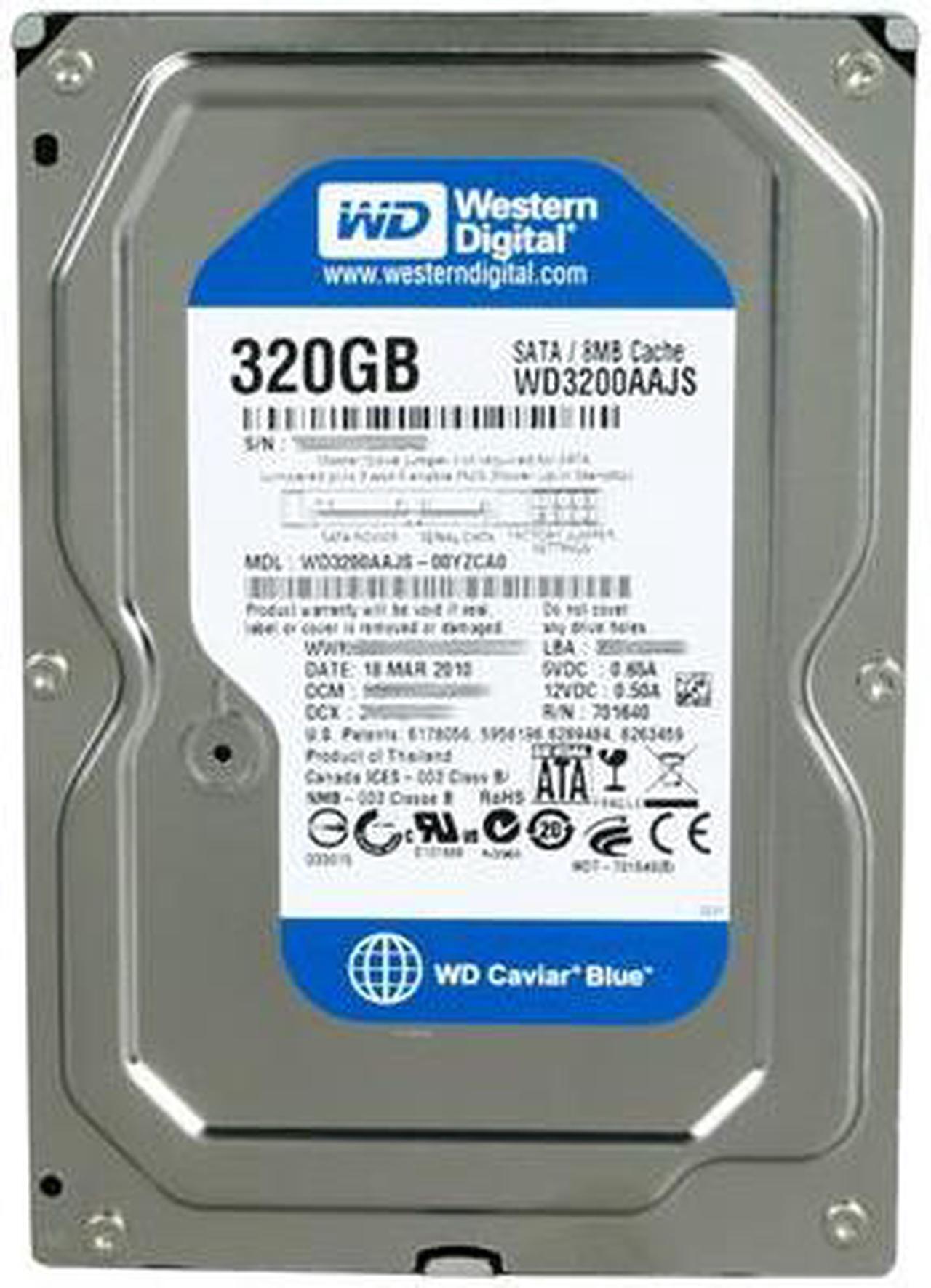 Main image of Western Digital Caviar Blue WD3200AAJS 320GB 7200 RPM 8MB Cache SATA 3.0Gb/s 3.5" Internal Hard Drive Bare Drive
