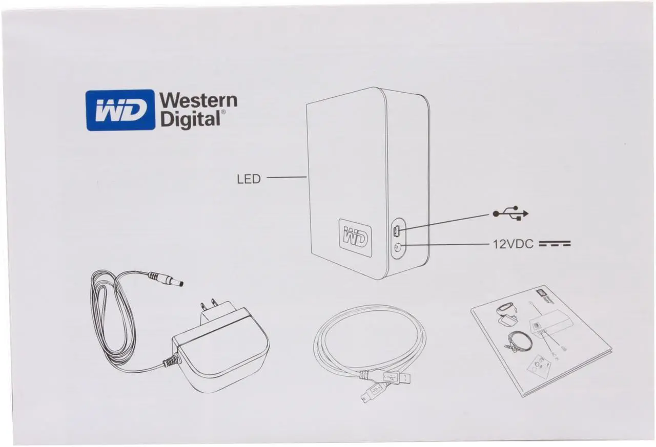 Alt view image 16 of 17 - WD My Book Essential 2.0 500GB USB 2.0 3.5" External Hard Drive WDH1U5000N