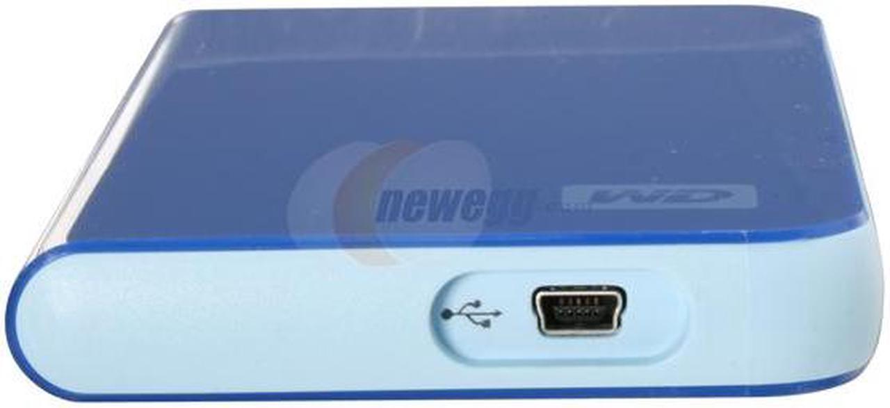 Alt view image 6 of 9 - WD My Passport Essential 160GB USB 2.0 2.5" External Hard Drive WDMEB1600TN Intense Blue