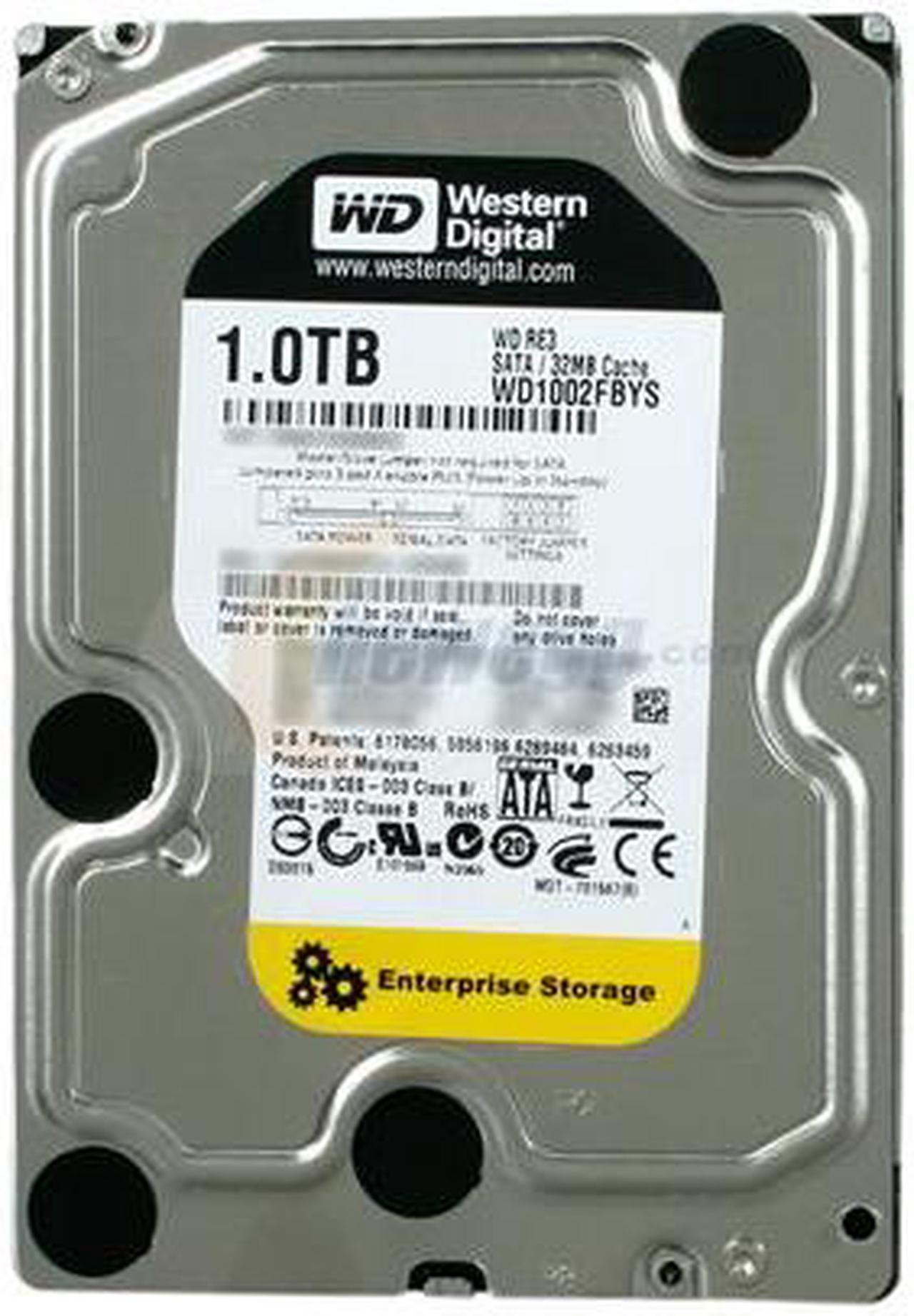 Alt view image 2 of 4 - Western Digital RE3 WD1002FBYS 1TB 7200 RPM 32MB Cache SATA 3.0Gb/s 3.5" Internal Hard Drive Bare Drive