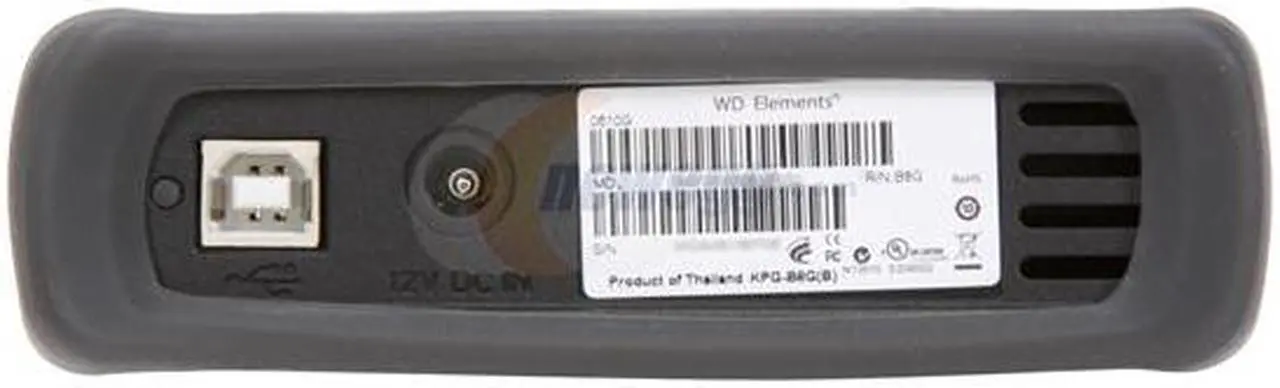 Alt view image 4 of 5 - Western Digital Element 1TB 3.5" Black External Hard Drive