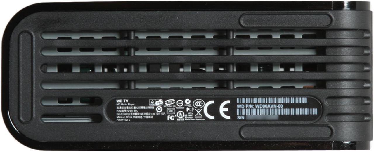 Alt view image 3 of 5 - Western Digital WD TV HD Media Player WDAVN00BN
