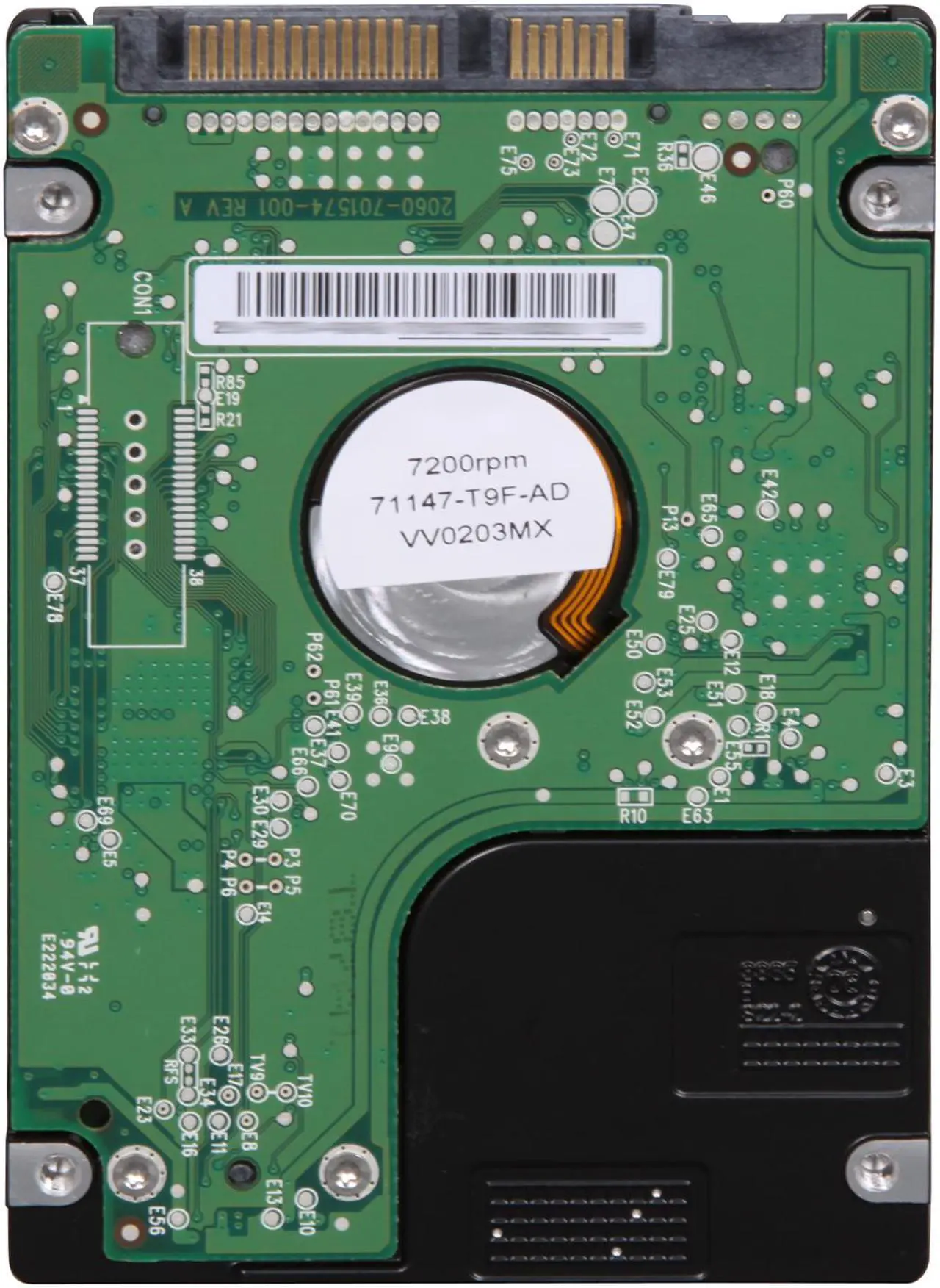 Alt view image 4 of 4 - Western Digital Scorpio Black WD3200BJKT-00F4T0 320GB 7200 RPM 16MB Cache SATA 3.0Gb/s 2.5" Notebook Hard Drive Bare Drive